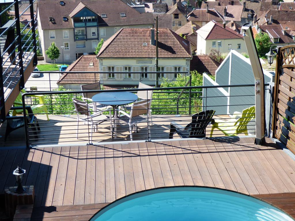 La Colline Aux Yeux Doubs Bed and Breakfast Baume-les-Dames Exteriör bild