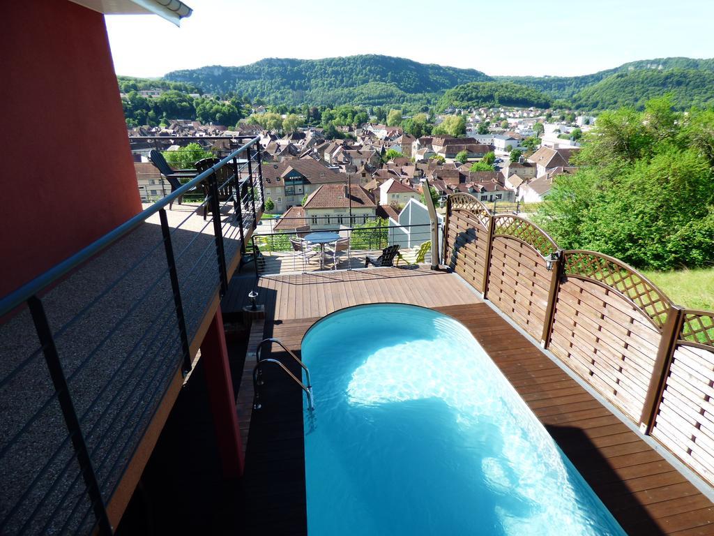 La Colline Aux Yeux Doubs Bed and Breakfast Baume-les-Dames Exteriör bild